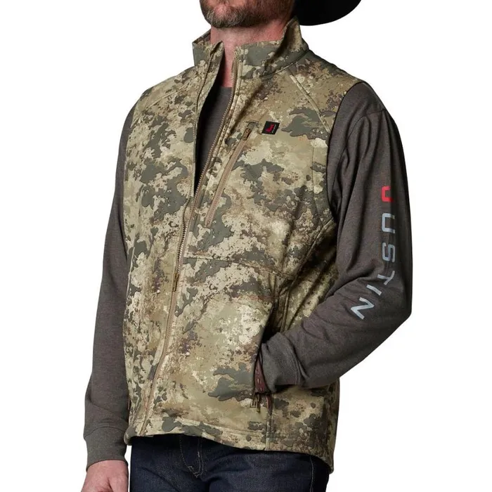 Outerwear Men Justin Boots Weather Resisting Vest Camo Multicolor 040camo041