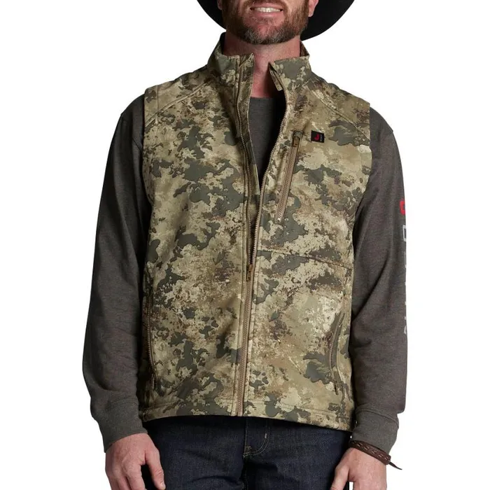Outerwear Men Justin Boots Weather Resisting Vest Camo Multicolor 040camo041