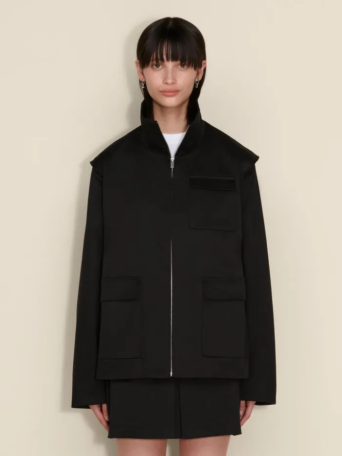 Outerwear Women Holzweiler Caro Cargo Jacket Black