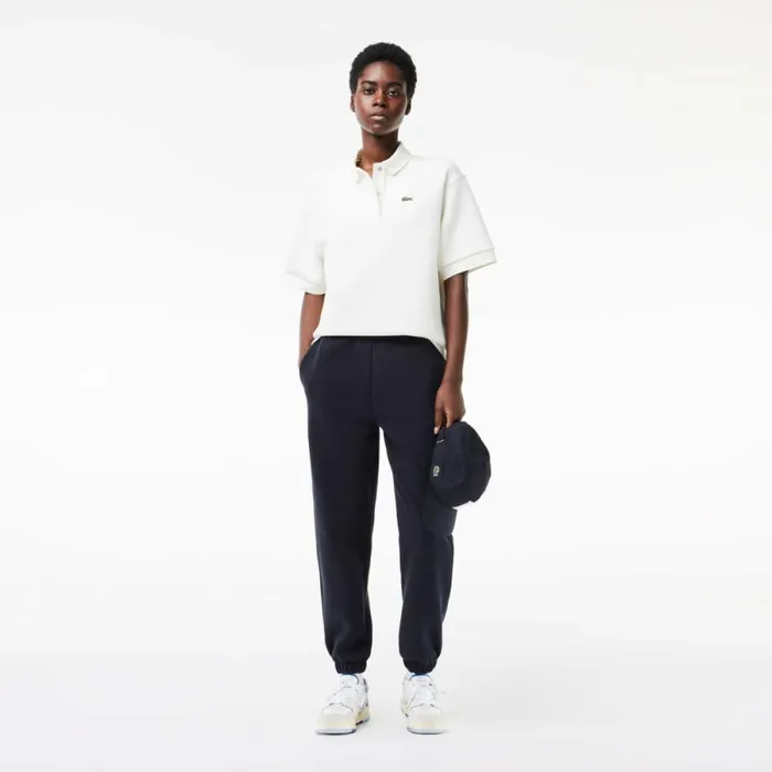 Pants and Leggings Women Lacoste Womens Blended Cotton Sweatpants Abysm Blue Hde