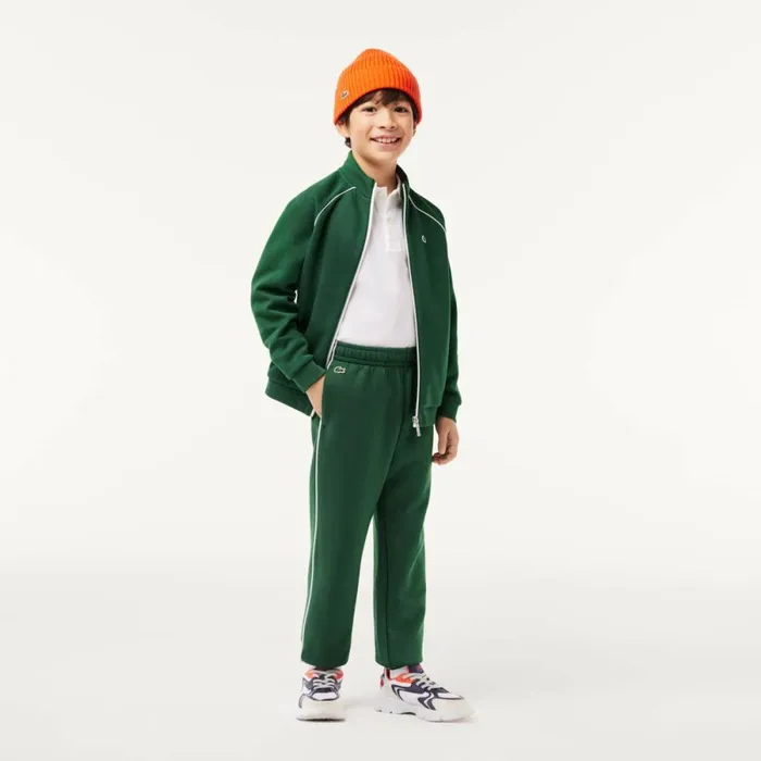 Pants and Shorts Kids Lacoste Kids039 Contrast Accent Sweatpants Pine Green 132