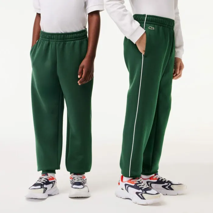 Pants and Shorts Kids Lacoste Kids039 Contrast Accent Sweatpants Pine Green 132