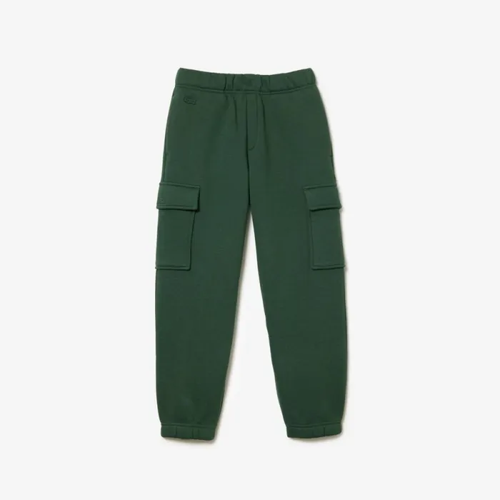 Pants and Shorts Kids Lacoste Kids039 Organic Cotton Cargo Sweatpants Dark Green Smi
