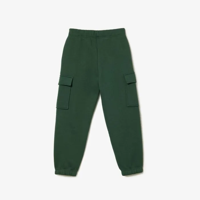 Pants and Shorts Kids Lacoste Kids039 Organic Cotton Cargo Sweatpants Dark Green Smi