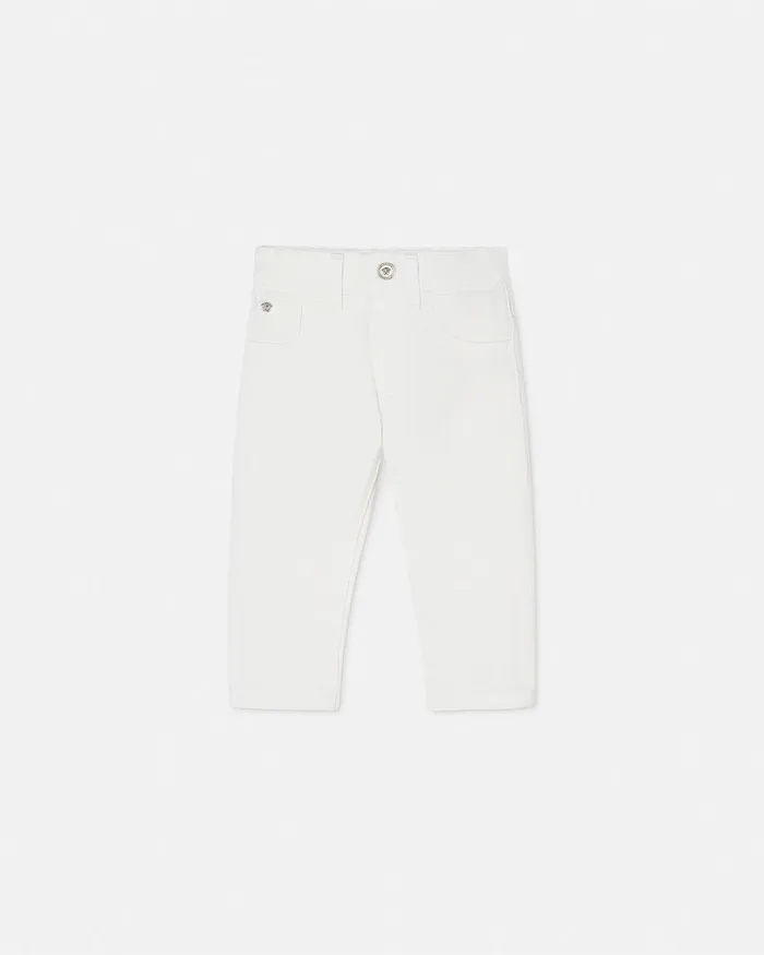 Pants and Skirts Kids Versace Baby Jeans White