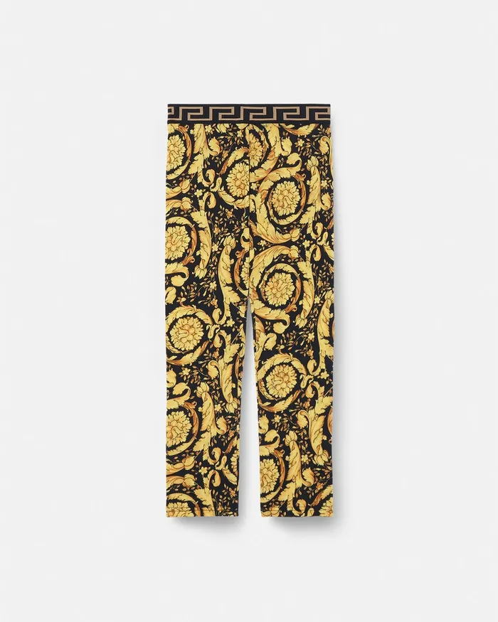 Pants and Skirts Kids Versace Barocco Leggings Blackprint