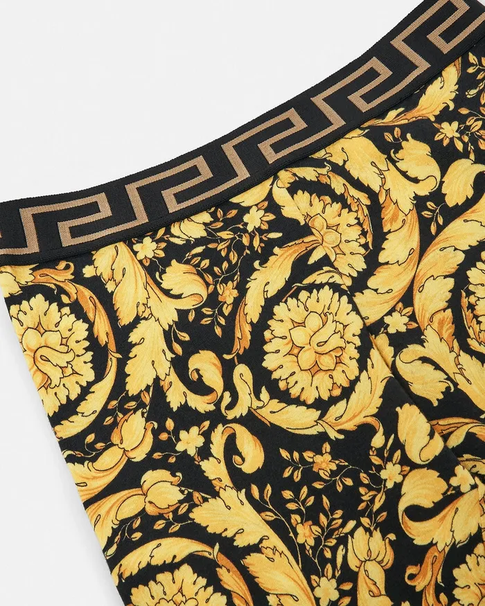 Pants and Skirts Kids Versace Barocco Leggings Blackprint