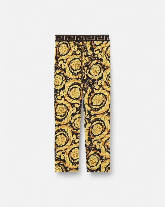 Pants and Skirts Kids Versace Barocco Leggings Blackprint
