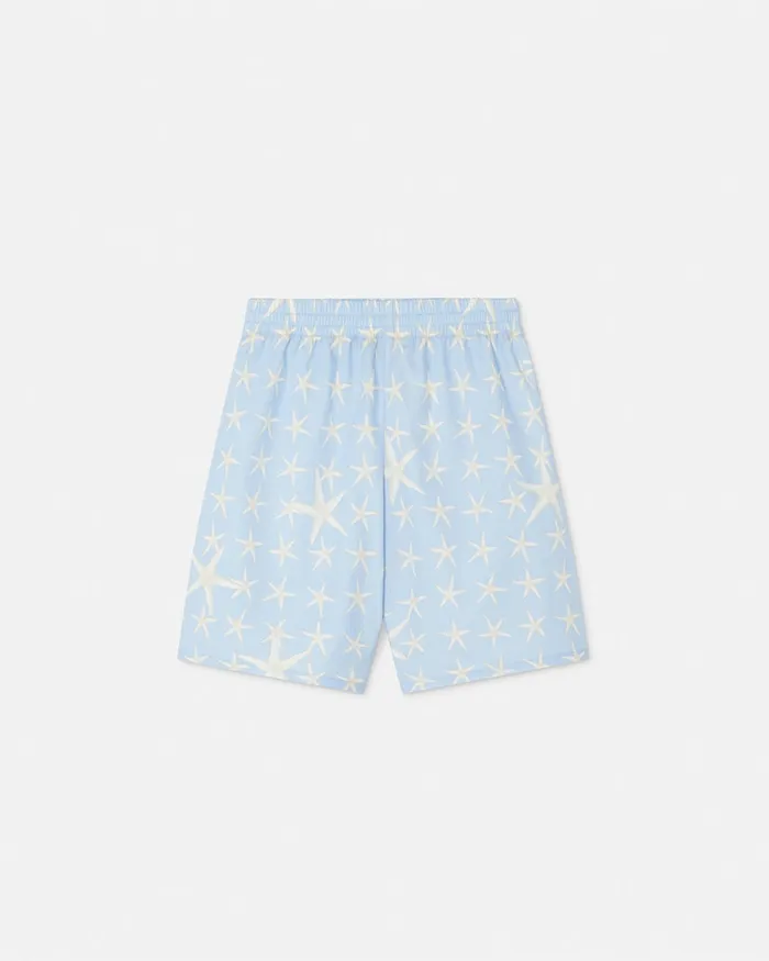 Pants Kids Versace Stella Marina Bermuda Shorts Light Blue