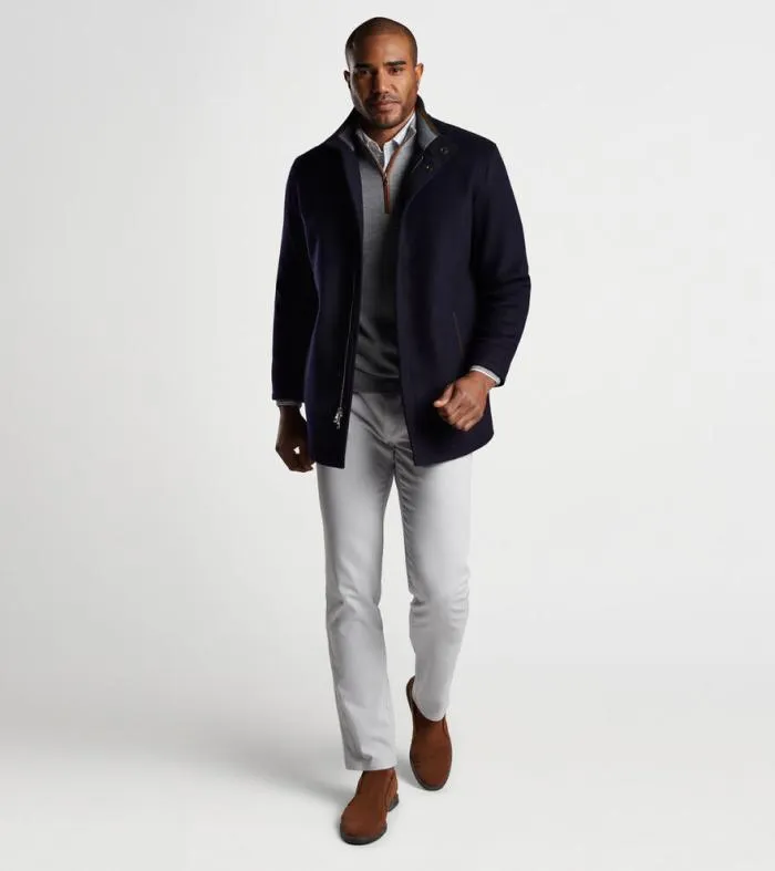 Peter Millar Jackets 038 Coats Men Crown FlexFleece City Coat