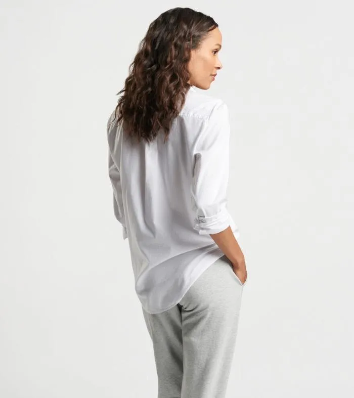 Peter Millar Polos 038 Shirts Women GarmentDyed Cotton Button Up Blouse