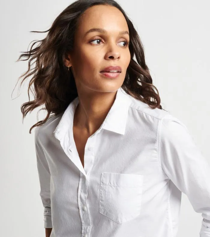 Peter Millar Polos 038 Shirts Women GarmentDyed Cotton Button Up Blouse
