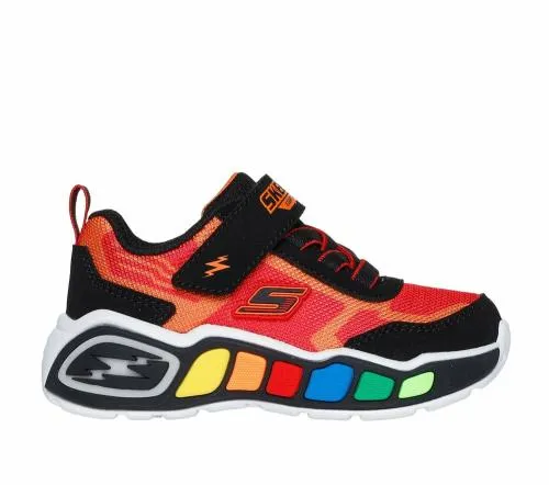 Play Scene 8211 Storm Brights Black Red Kids SKECHERS SlipOn