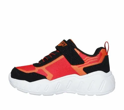 Play Scene 8211 Storm Brights Black Red Kids SKECHERS SlipOn