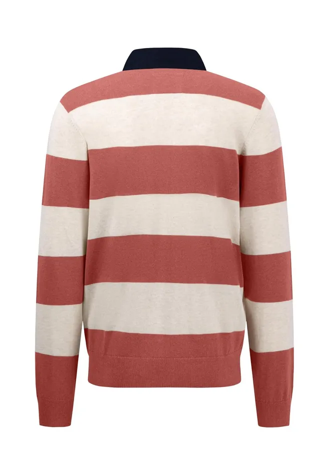 Polo Shirt Men FYNCHHATTON Rugby Stripe Shirt Made Of Pure Cotton Orient Redimpala Polo Shirt Men FYNCHHATTON Rugby Stripe Shirt Made Of Pure Cotton Orient Redimpala