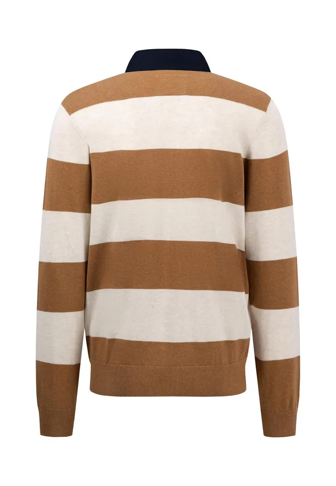 Polo Shirt Men FYNCHHATTON Rugby Stripe Shirt Made Of Pure Cotton Orient Redimpala Polo Shirt Men FYNCHHATTON Rugby Stripe Shirt Made Of Pure Cotton Orient Redimpala