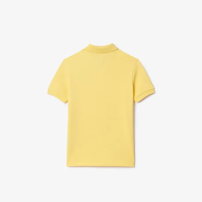 Polos Kids Lacoste Kids039 Regular Fit Petit Piqu Polo Pastel Yellow 107