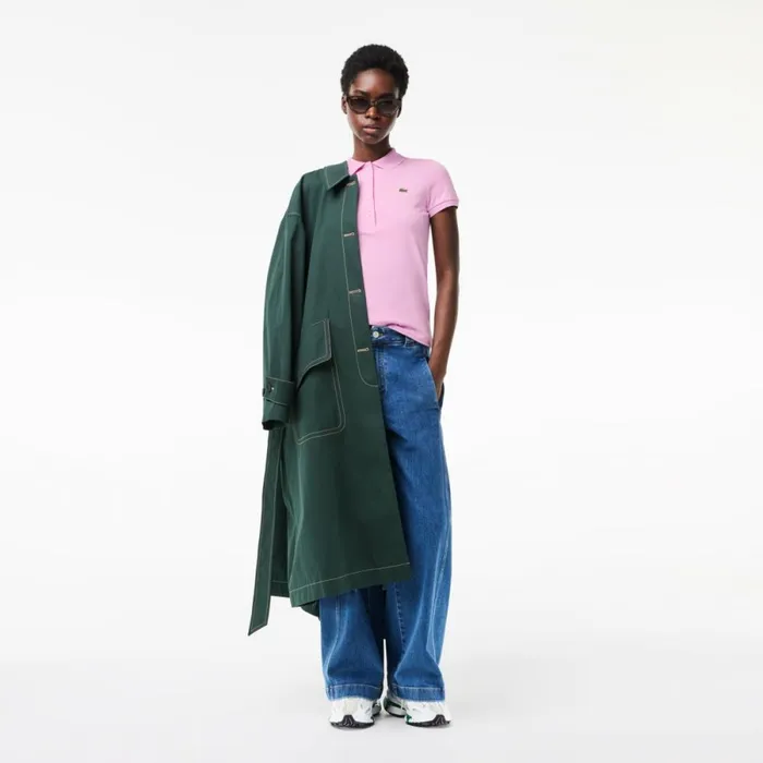 Polos Women Lacoste Women039s L12D Slim Fit Jersey Polo Pink Ixv