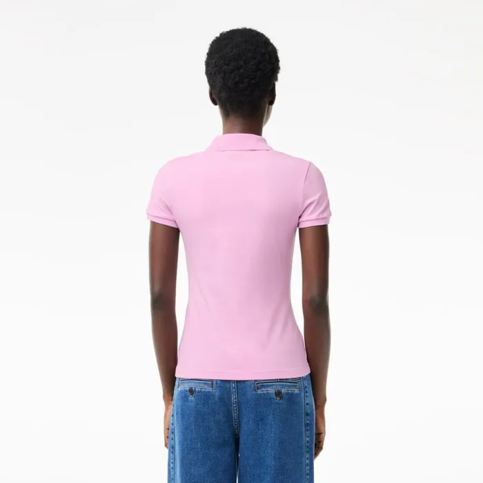 Polos Women Lacoste Women039s L12D Slim Fit Jersey Polo Pink Ixv