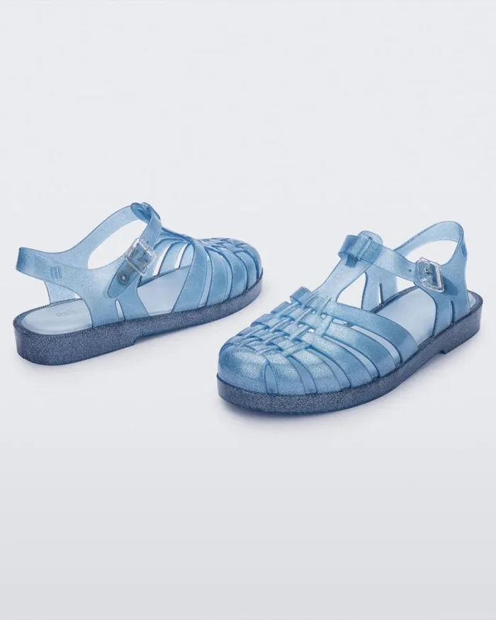 Possession Glitter Blue Women Melissa Sandals