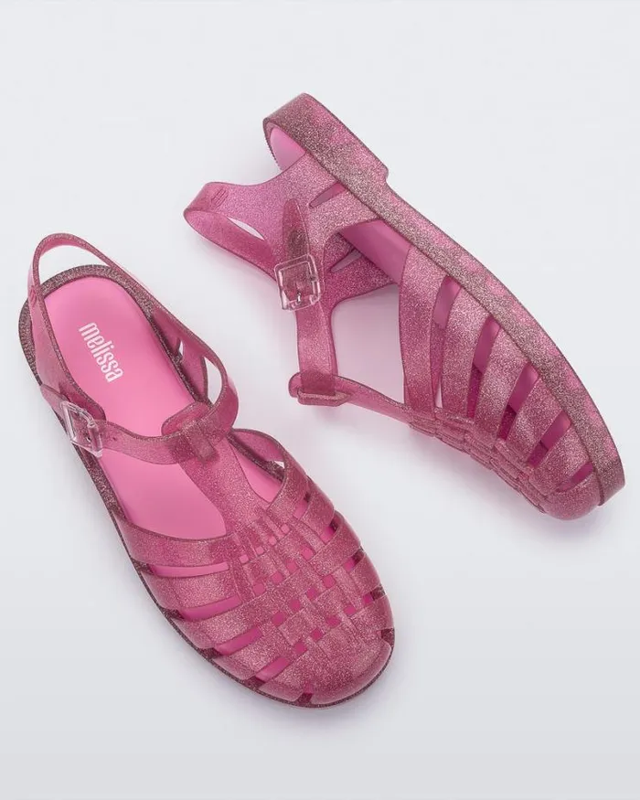 Possession Glitter Pink Women Melissa Sandals