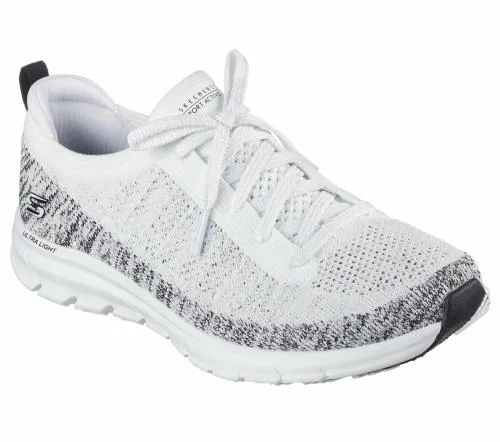 Pure Flex 8211 Pulse White Black Women SKECHERS SlipOn