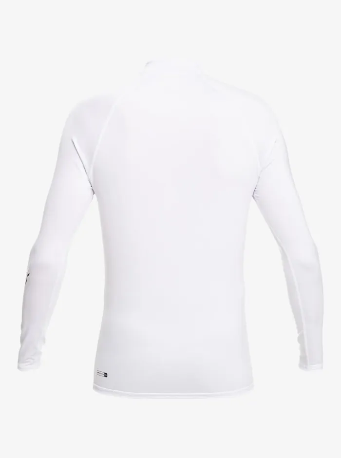 Quiksilver 27 All Time Ls Boy LSL Surf Tee White Boys Rashguards