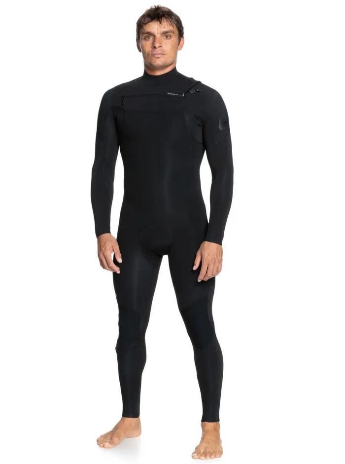 Quiksilver 43 Everyday Sessions Chest Zip Wetsuit Black Mens Wetsuits