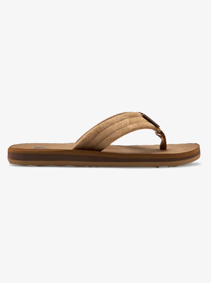Quiksilver 816 Carver Suede Leather Sandals Tansolid Boys Sandals Quiksilver 816 Carver Suede Leather Sandals Tansolid Boys Sandals