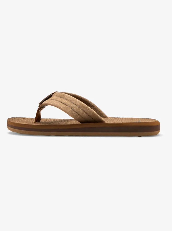 Quiksilver 816 Carver Suede Leather Sandals Tansolid Boys Sandals Quiksilver 816 Carver Suede Leather Sandals Tansolid Boys Sandals