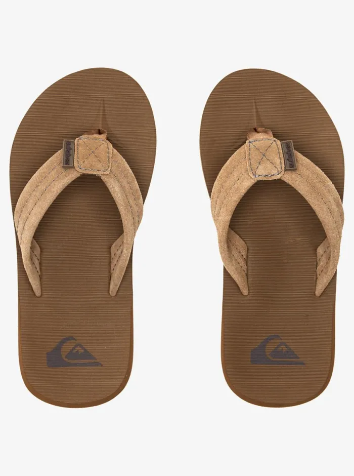 Quiksilver 816 Carver Suede Leather Sandals Tansolid Boys Sandals Quiksilver 816 Carver Suede Leather Sandals Tansolid Boys Sandals