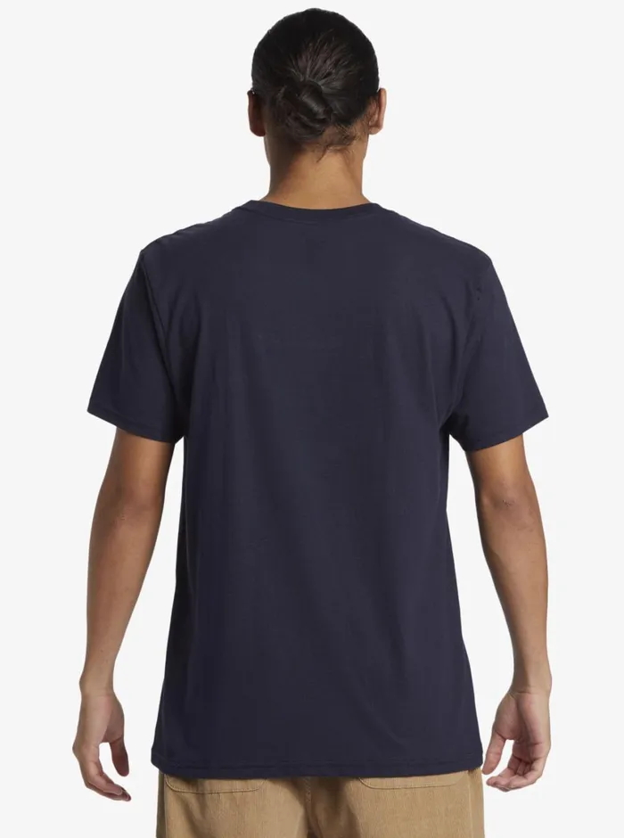 Quiksilver 816 Comp Logo TShirt Navy Blazer Boys Tees Quiksilver 816 Comp Logo TShirt Navy Blazer Boys Tees