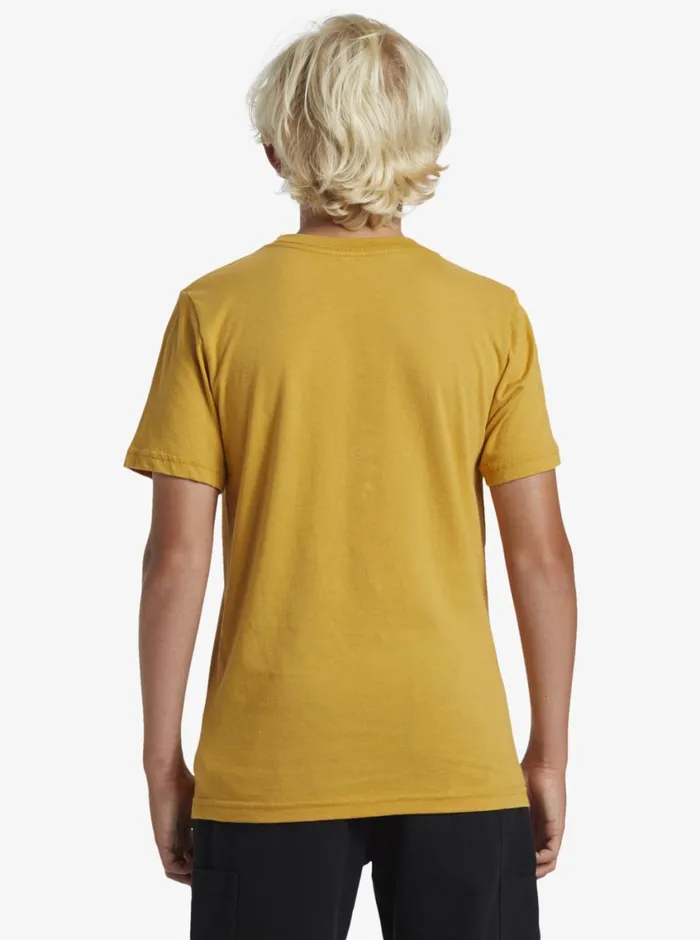 Quiksilver 816 Dala Jungle TShirt Mustard Boys Tees Quiksilver 816 Dala Jungle TShirt Mustard Boys Tees