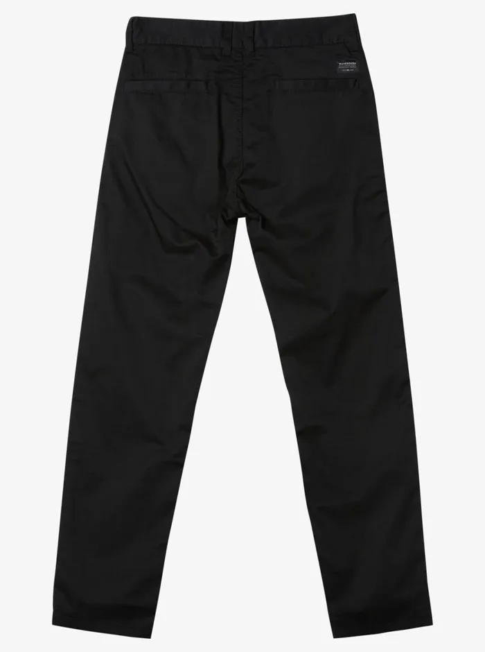 Quiksilver 816 Everyday Union Chinos Black Boys Pants and Jeans Quiksilver 816 Everyday Union Chinos Black Boys Pants and Jeans