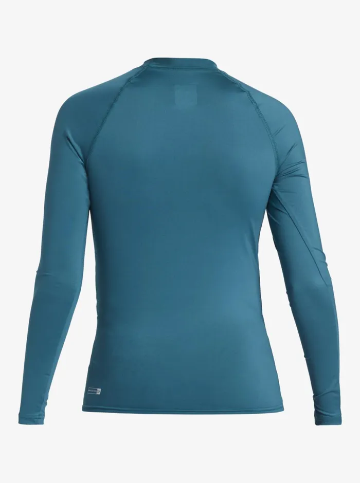 Quiksilver 816 Hawaii Badge UPF50 Long Sleeve Surf Tee Colonial Blue Boys Rashguards Quiksilver 816 Hawaii Badge UPF50 Long Sleeve Surf Tee Colonial Blue Boys Rashguards