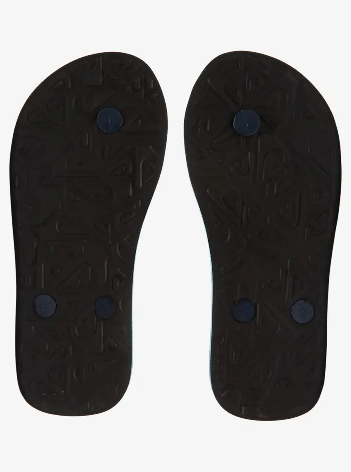 Quiksilver 816 Molokai FlipFlops Blackgreenblue Boys Sandals Quiksilver 816 Molokai FlipFlops Blackgreenblue Boys Sandals