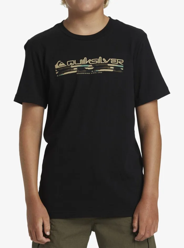 Quiksilver 816 Omni Fill TShirt Black Boys Tees