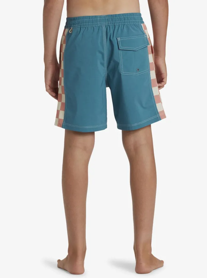 Quiksilver 816 Original Arch Volley 15034 Elastic Waist Shorts Colonial Blue Boys Boardshorts Quiksilver 816 Original Arch Volley 15034 Elastic Waist Shorts Colonial Blue Boys Boardshorts