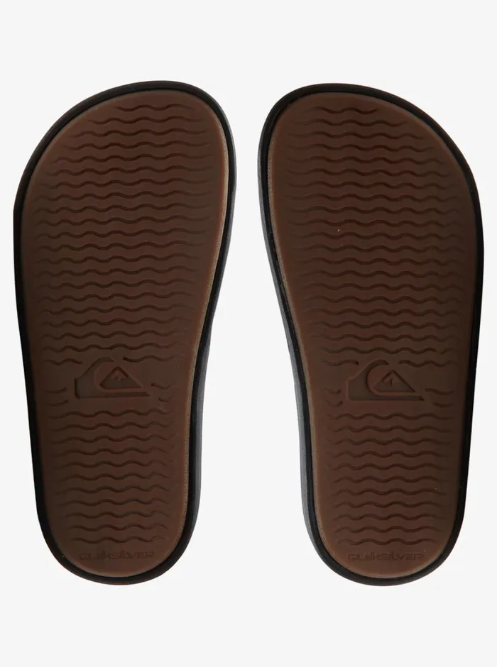 Quiksilver 816 Rivi Wordmark Slide II Sandals Black 2 Boys Sandals Quiksilver 816 Rivi Wordmark Slide II Sandals Black 2 Boys Sandals