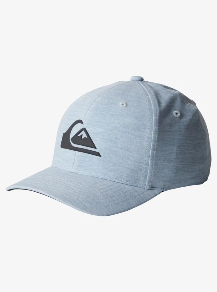 Quiksilver Amped Up Flexifit Hat Blue Shadow Mens Hats