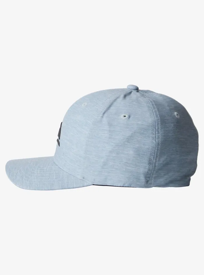 Quiksilver Amped Up Flexifit Hat Blue Shadow Mens Hats