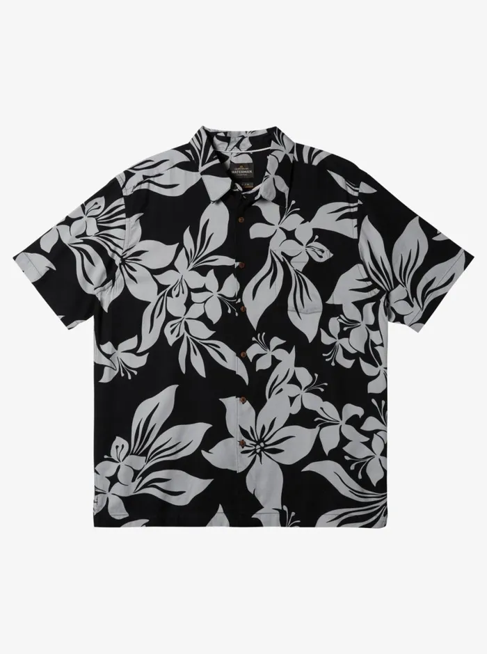 Quiksilver Big Island Woven Shirt Black Big Island Woven MensWaterman Shirts and Polos Quiksilver Big Island Woven Shirt Black Big Island Woven MensWaterman Shirts and Polos