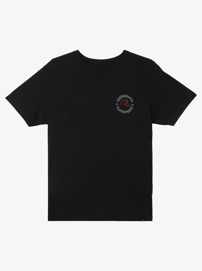 Quiksilver Bubble Outline TShirt Black Mens Tees
