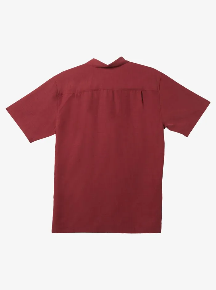 Quiksilver Centinela Premium AntiWrinkle Shirt Ruby Wine Centinela 4 MensWaterman Shirts and Polos