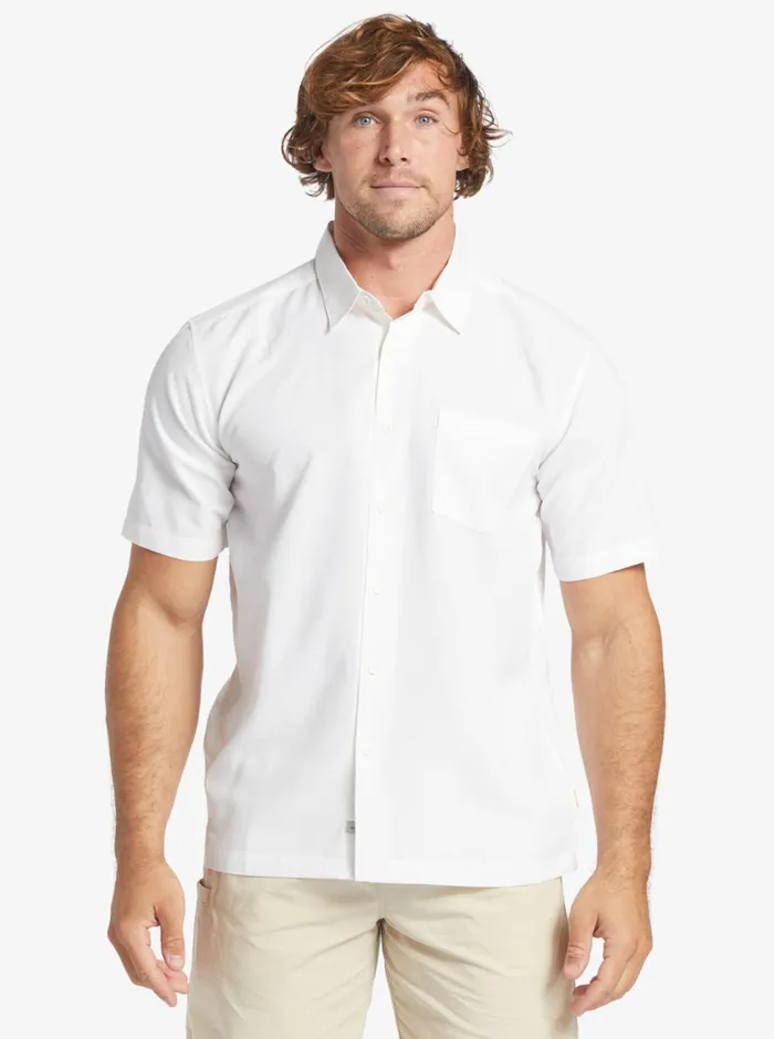 Quiksilver Centinela Premium AntiWrinkle Shirt White Centinella MensWaterman Shirts and Polos Quiksilver Centinela Premium AntiWrinkle Shirt White Centinella MensWaterman Shirts and Polos