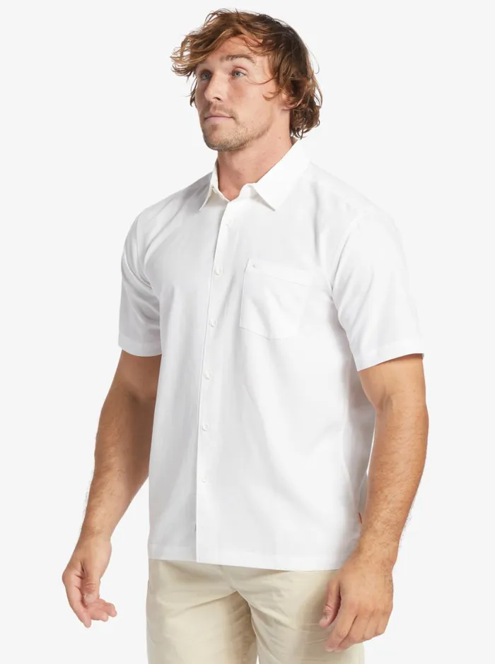 Quiksilver Centinela Premium AntiWrinkle Shirt White Centinella MensWaterman Shirts and Polos Quiksilver Centinela Premium AntiWrinkle Shirt White Centinella MensWaterman Shirts and Polos