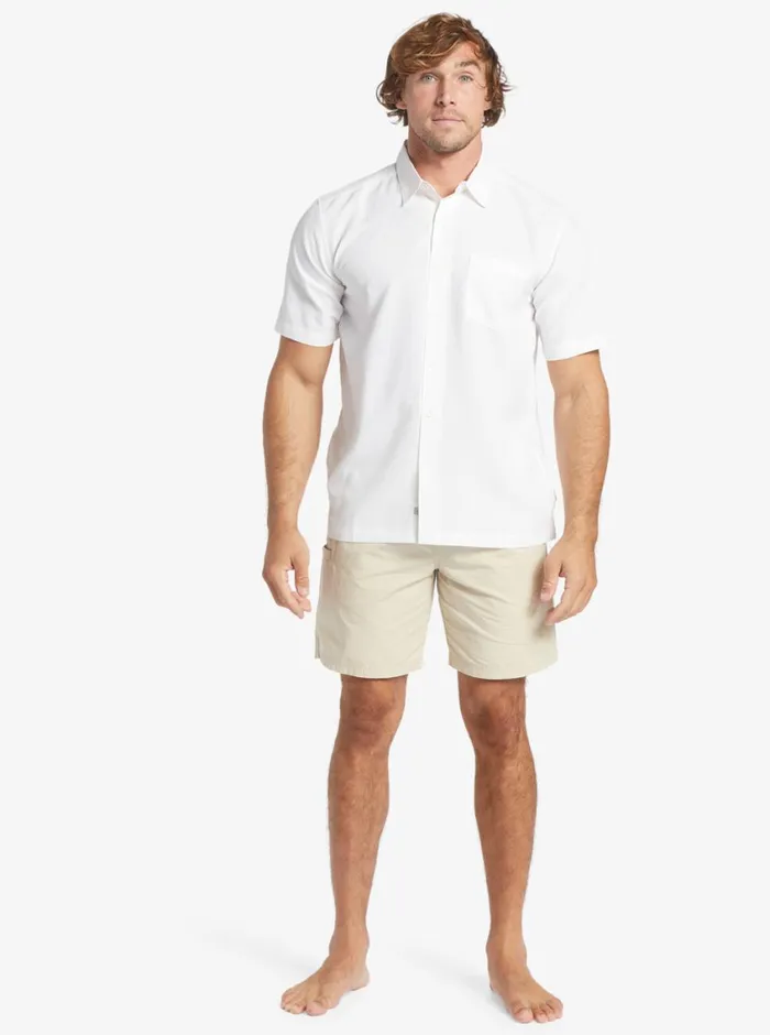 Quiksilver Centinela Premium AntiWrinkle Shirt White Centinella MensWaterman Shirts and Polos Quiksilver Centinela Premium AntiWrinkle Shirt White Centinella MensWaterman Shirts and Polos