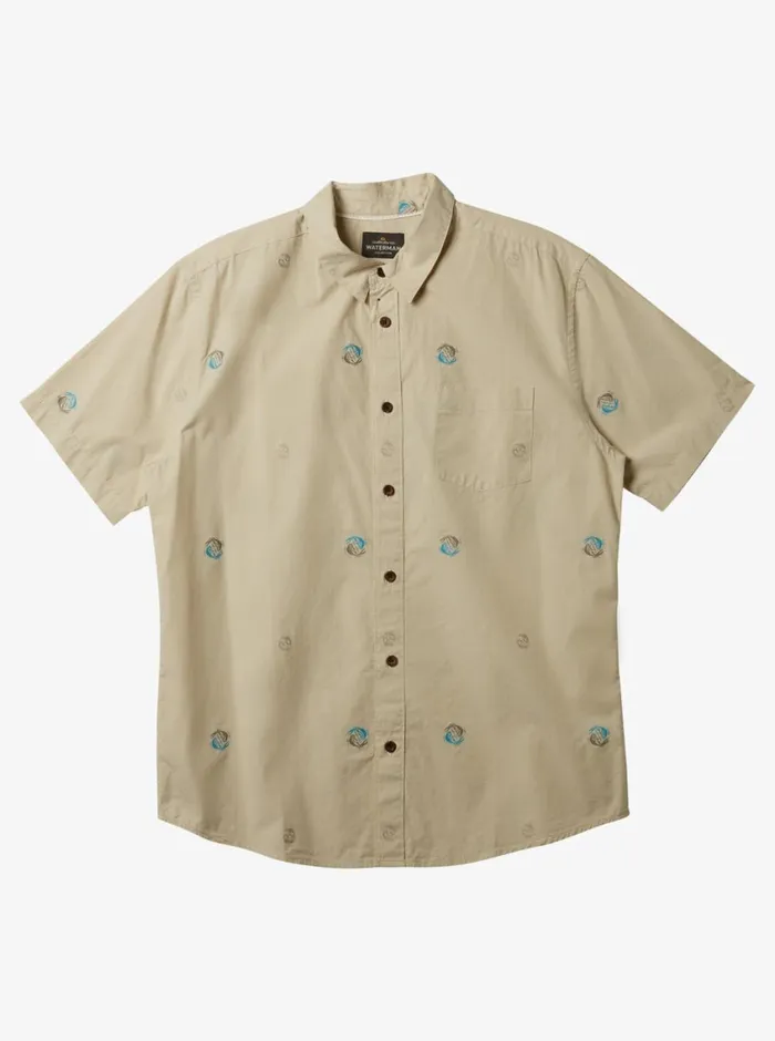 Quiksilver Clippa Woven Shirt Oyster Clippa Woven MensWaterman Shirts and Polos Quiksilver Clippa Woven Shirt Oyster Clippa Woven MensWaterman Shirts and Polos