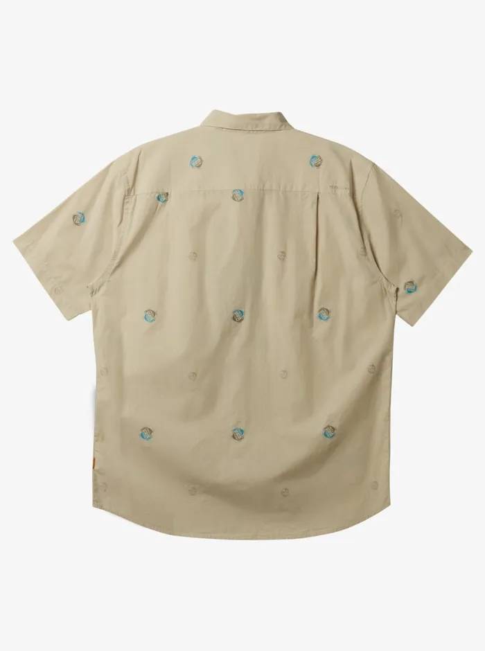 Quiksilver Clippa Woven Shirt Oyster Clippa Woven MensWaterman Shirts and Polos Quiksilver Clippa Woven Shirt Oyster Clippa Woven MensWaterman Shirts and Polos
