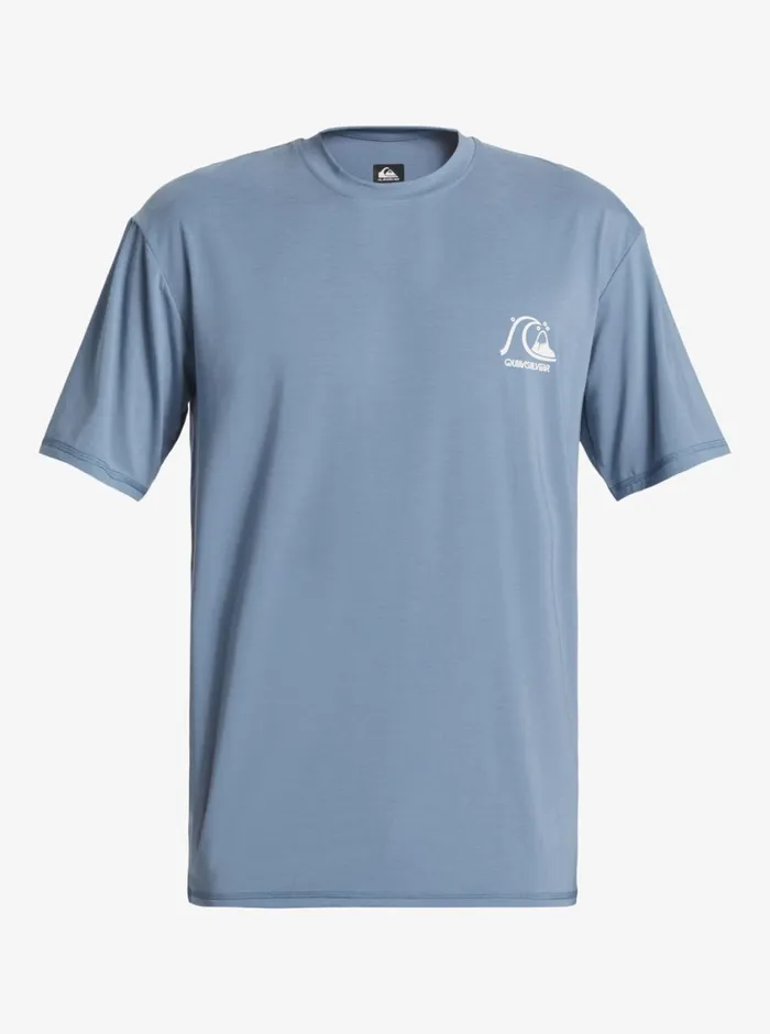 Quiksilver DNA Surf Tee Blue Shadow Mens Rashguards